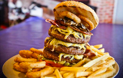 Flame Beef Burgers